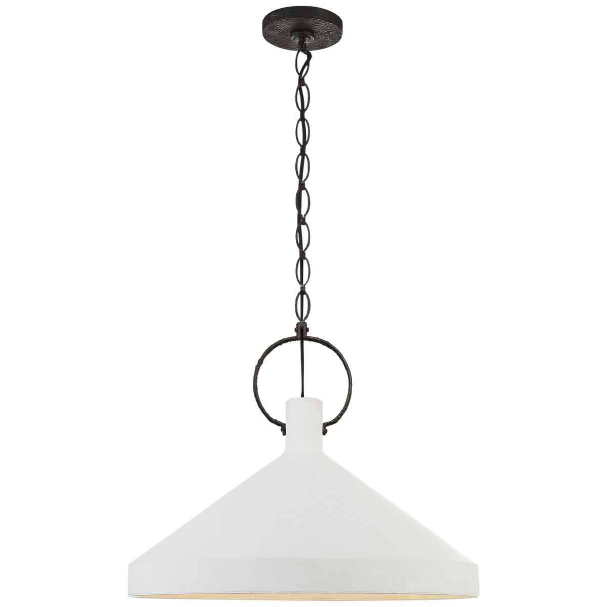Limoges One Light Pendant in Natural Rust