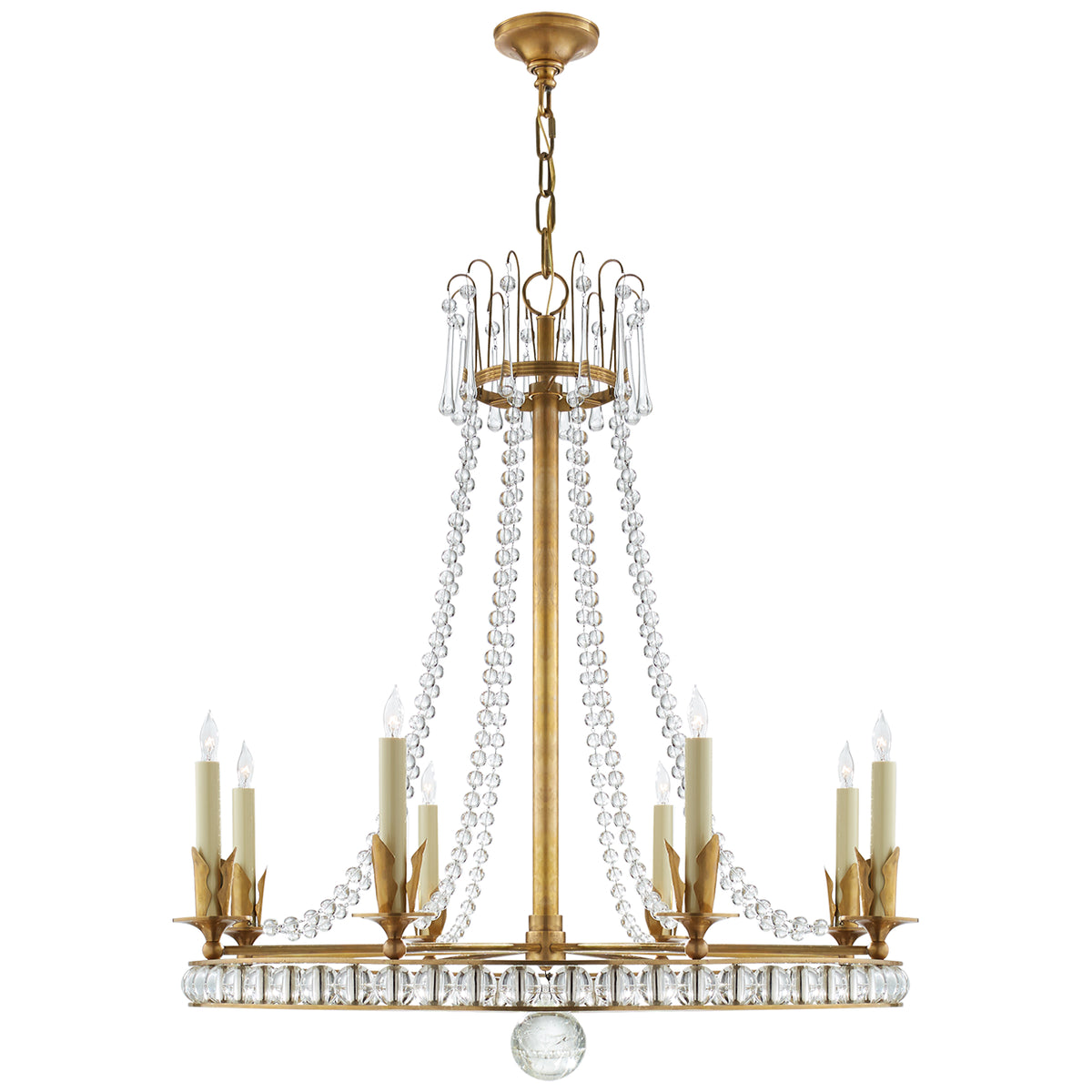 Regency Eight Light Chandelier