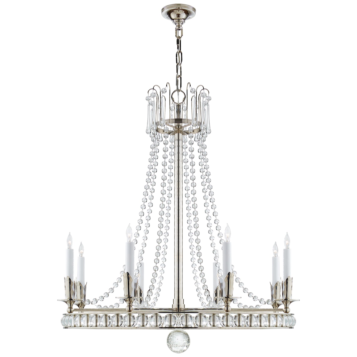 Regency Eight Light Chandelier