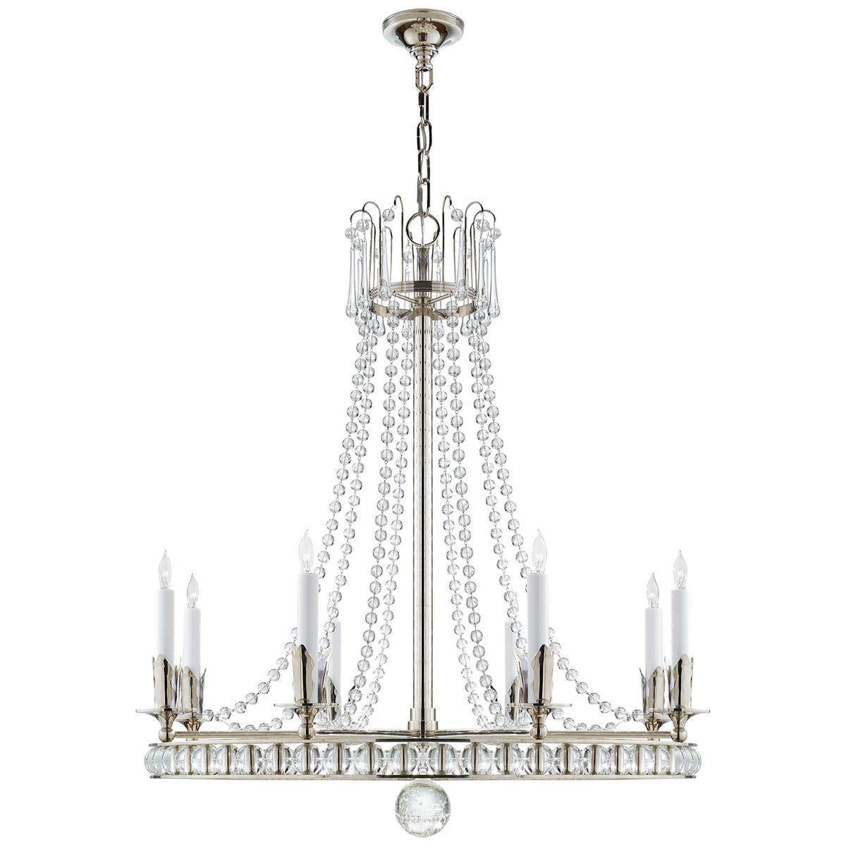 Lustre Regency à huit lumières