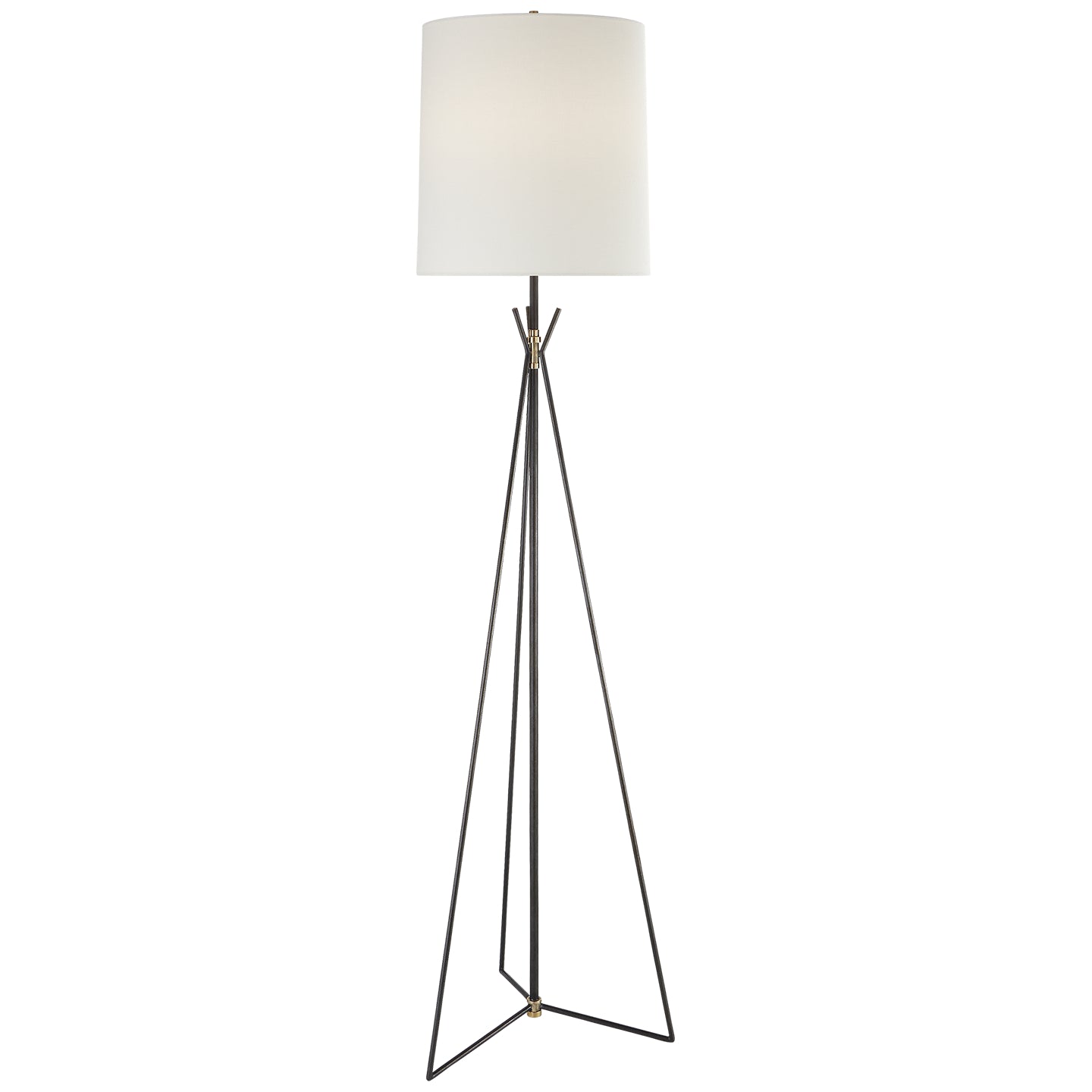 Lampadaire Tavares à une lumière en fer vieilli