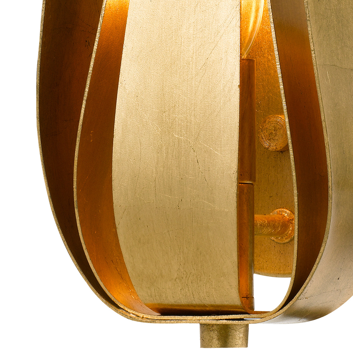 Broche One Light Wall Sconce in Antique Gold