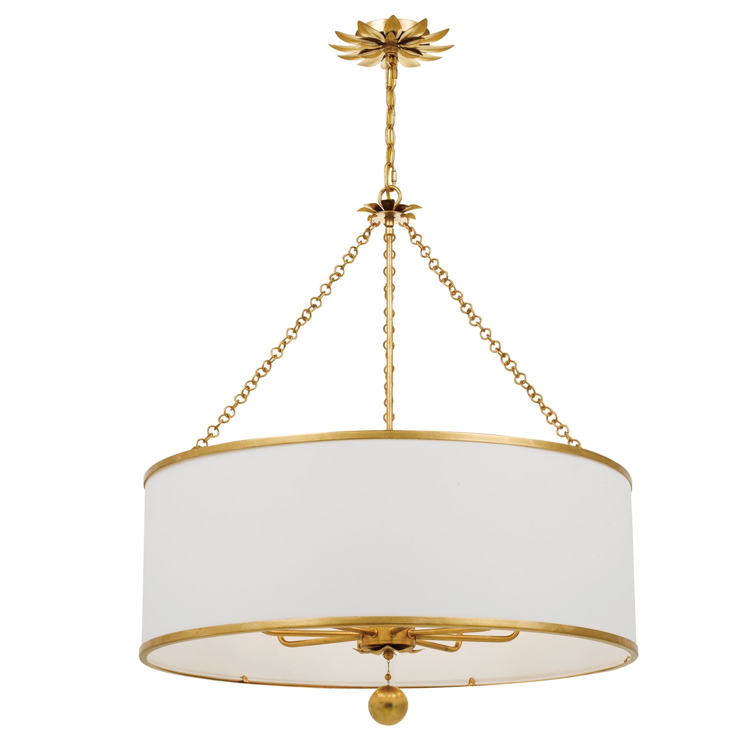 Broche Eight Light Chandelier