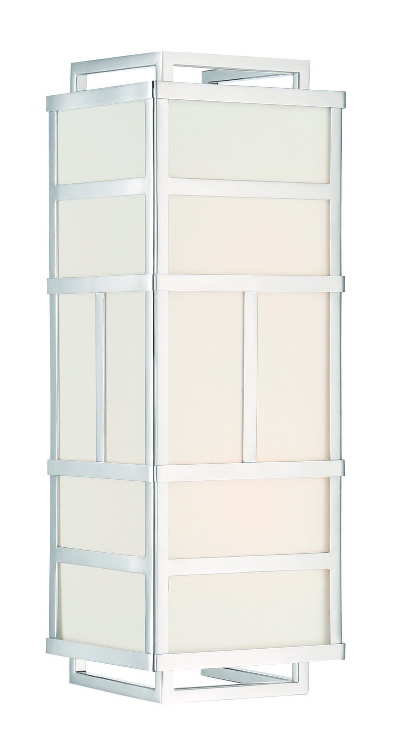 Danielson Two Light Wall Sconce in Polished Nickel