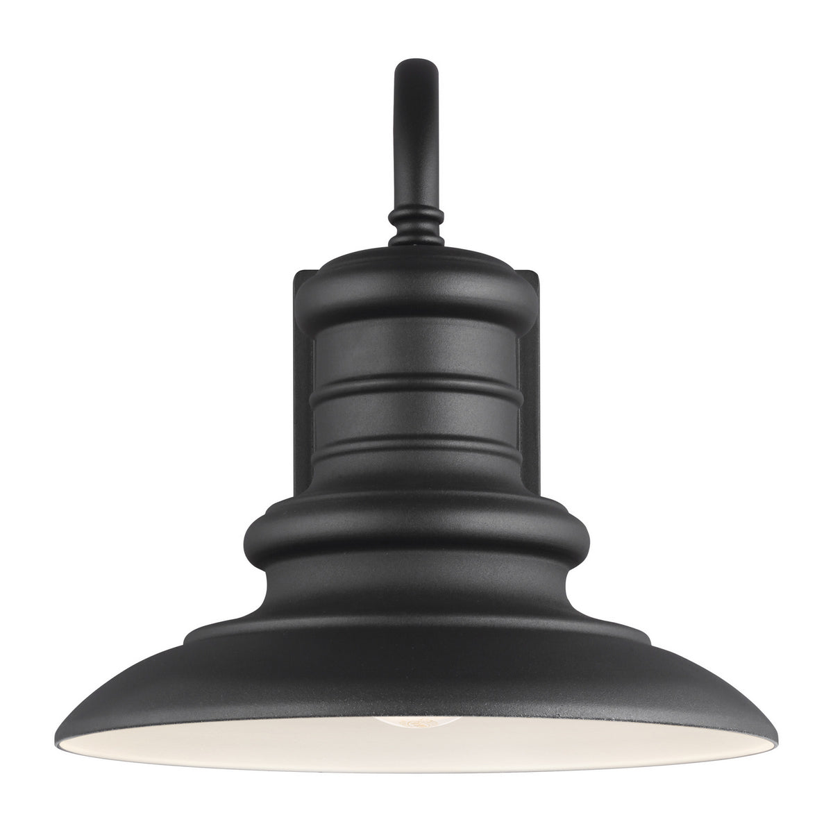 Redding Station One Light Outdoor Wall Lantern in Textured Black