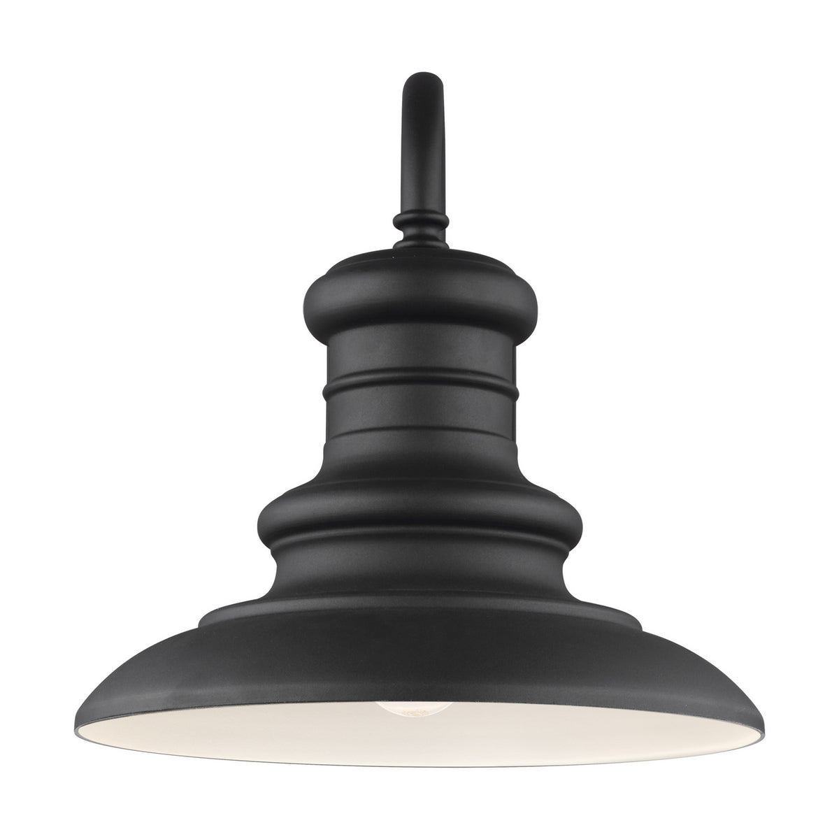 Redding Station One Light Outdoor Wall Lantern in Textured Black