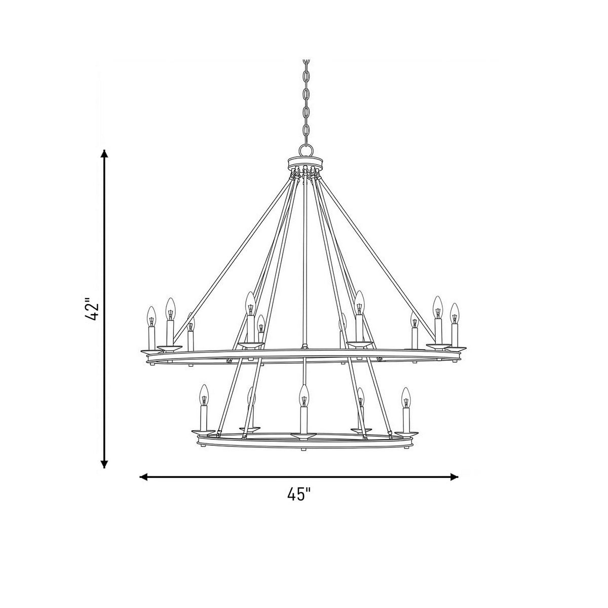 Middleton 15 Light Chandelier