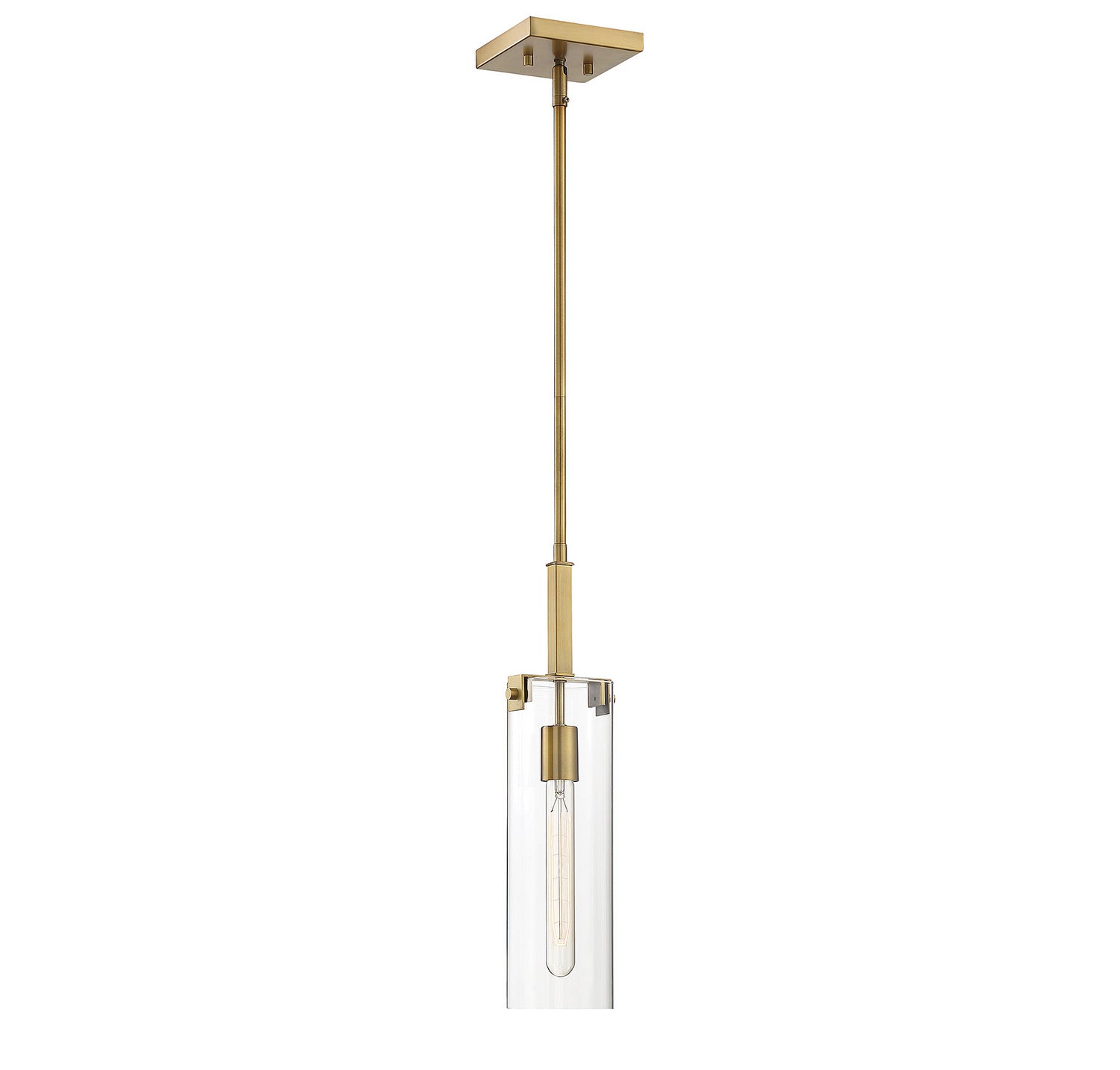 Winfield One Light Mini Pendant in Warm Brass