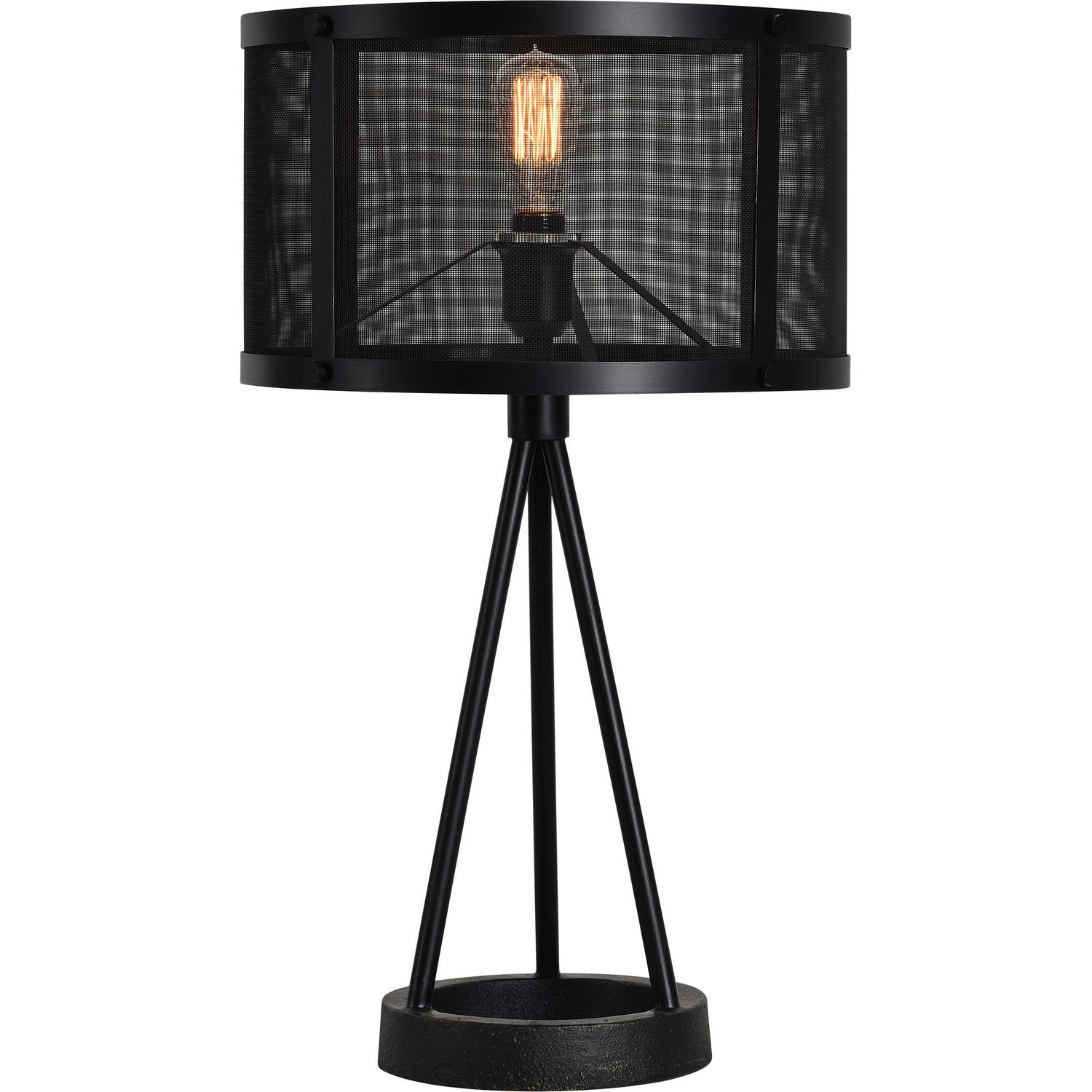 Livingstone One Light Table Lamp in Black