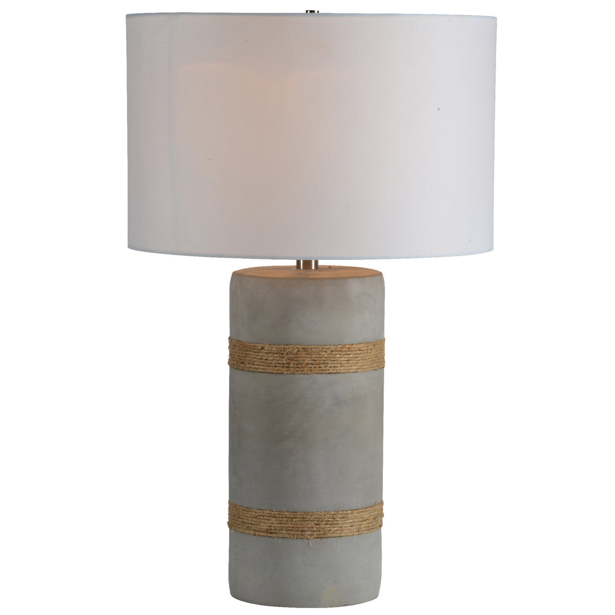 Malden One Light Table Lamp in Rope Detail