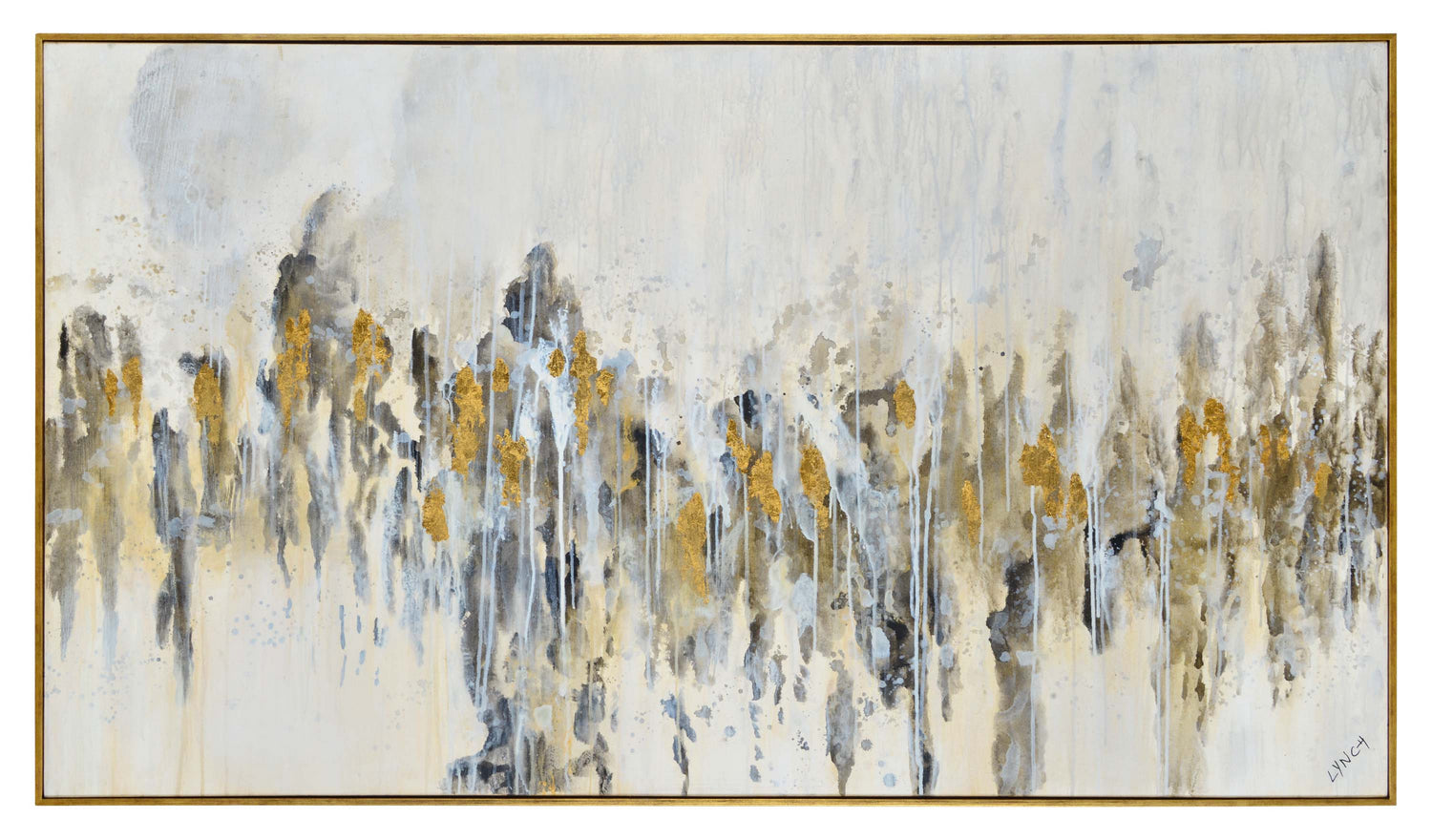 Kobi Painting in Antique gold