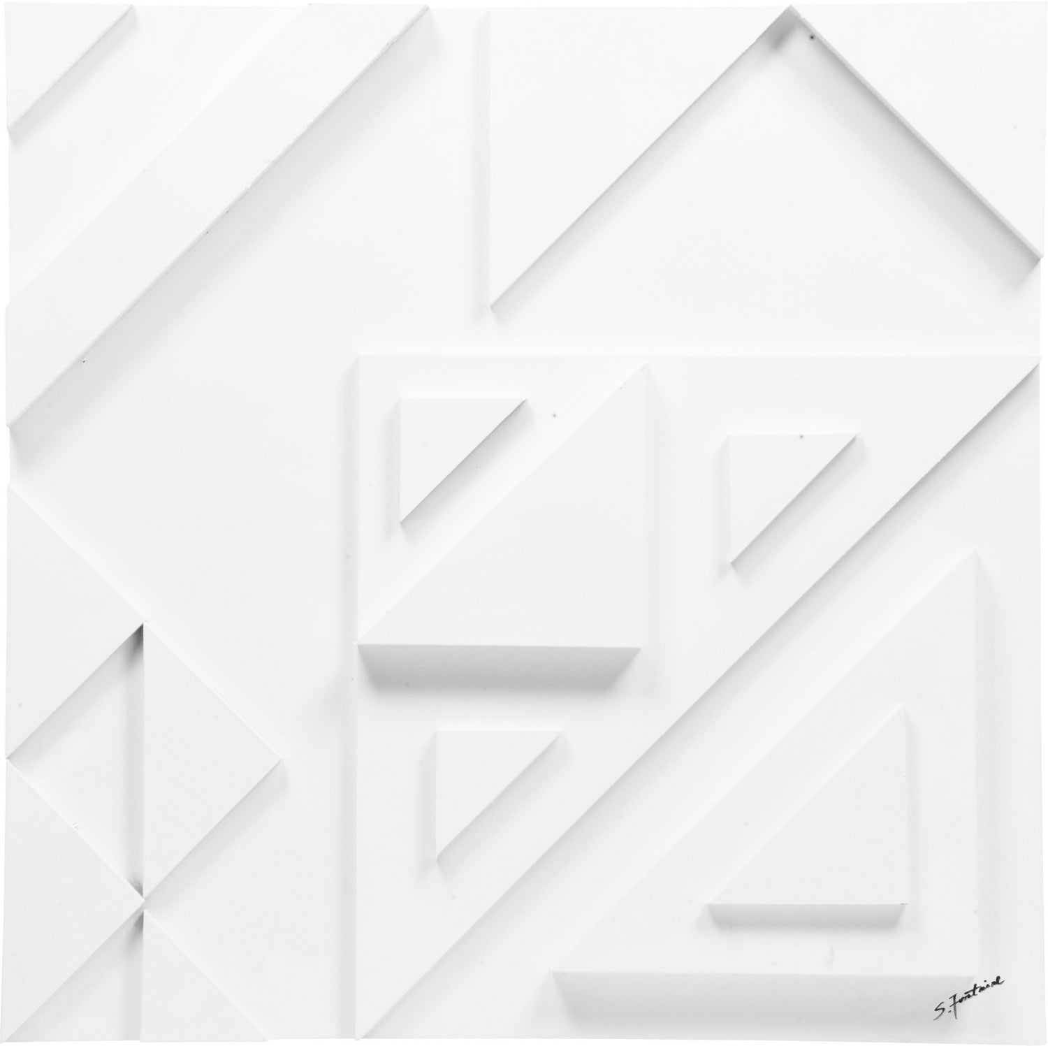 Décoration murale Vector III en mat