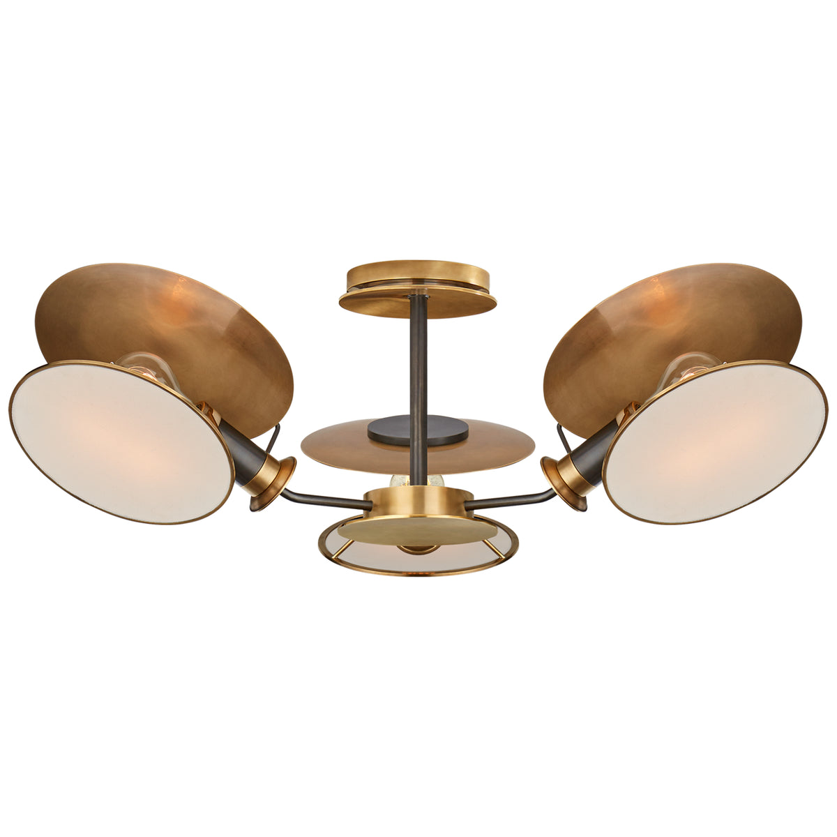 Osiris Three Light Semi-Flush Mount