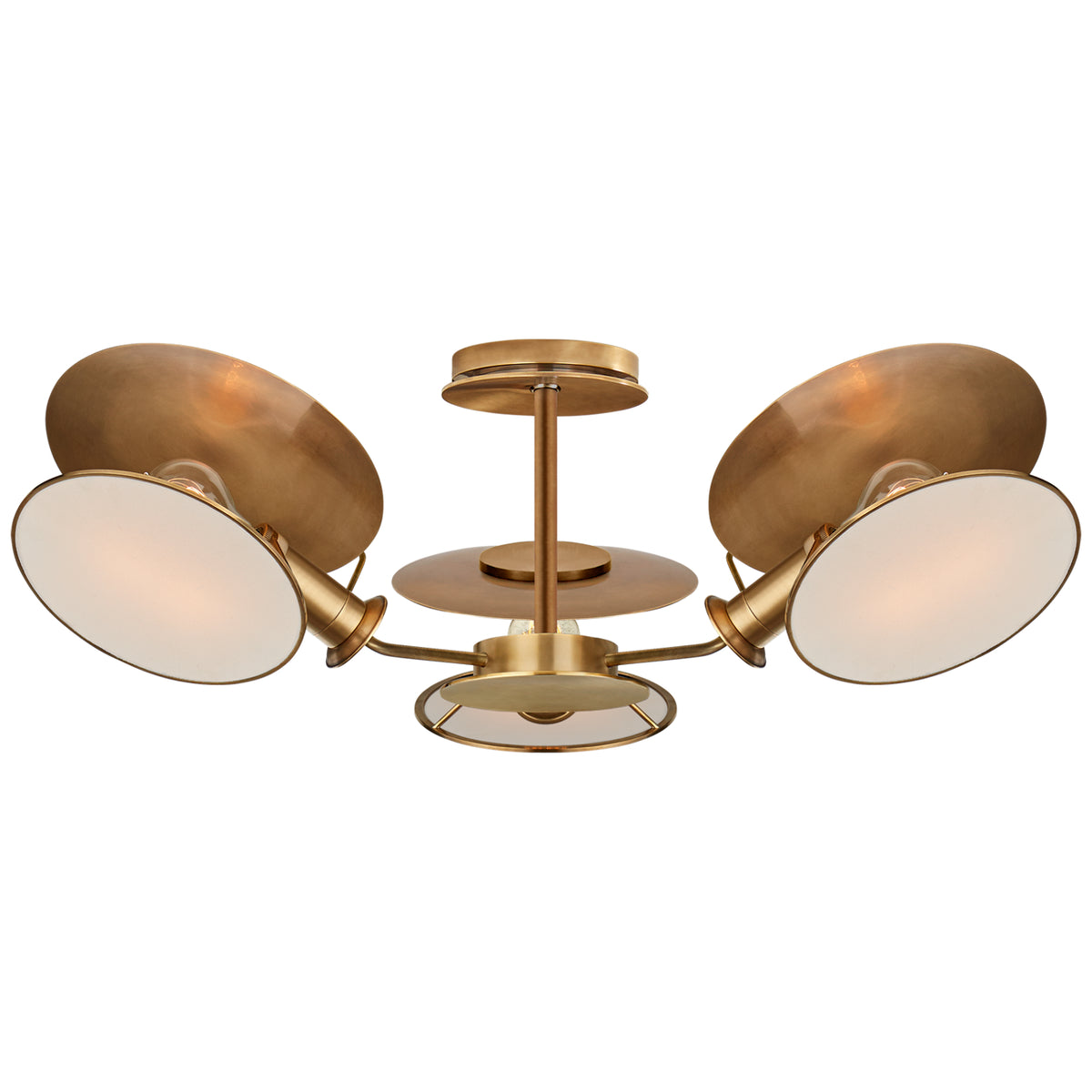 Osiris Three Light Semi-Flush Mount