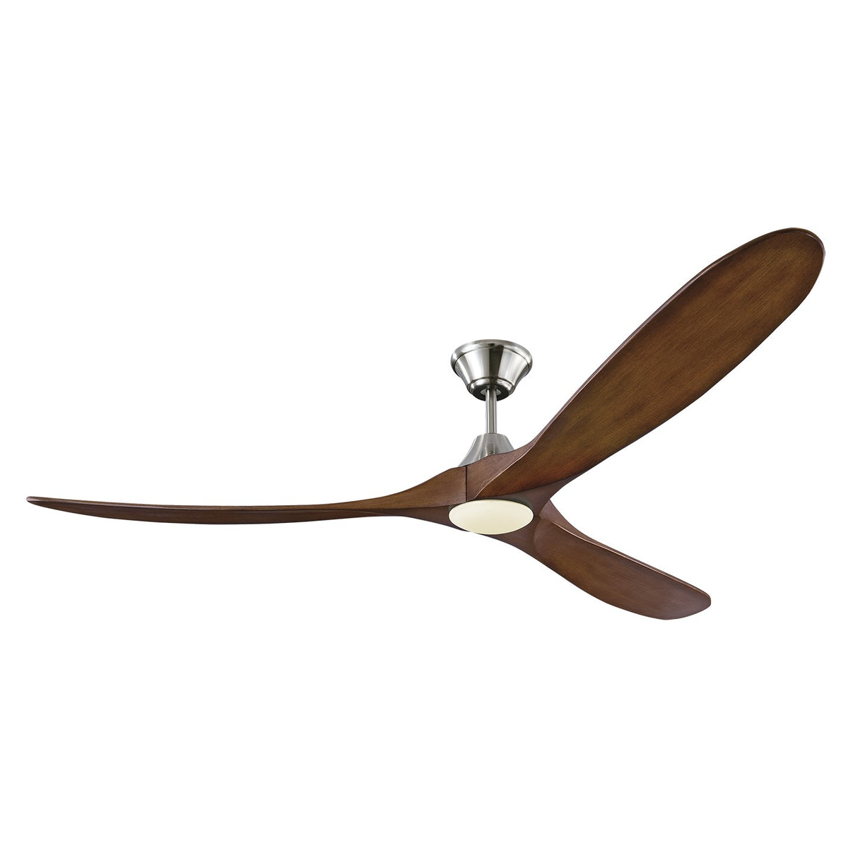 Maverick 70" Ceiling Fan in Brushed Steel