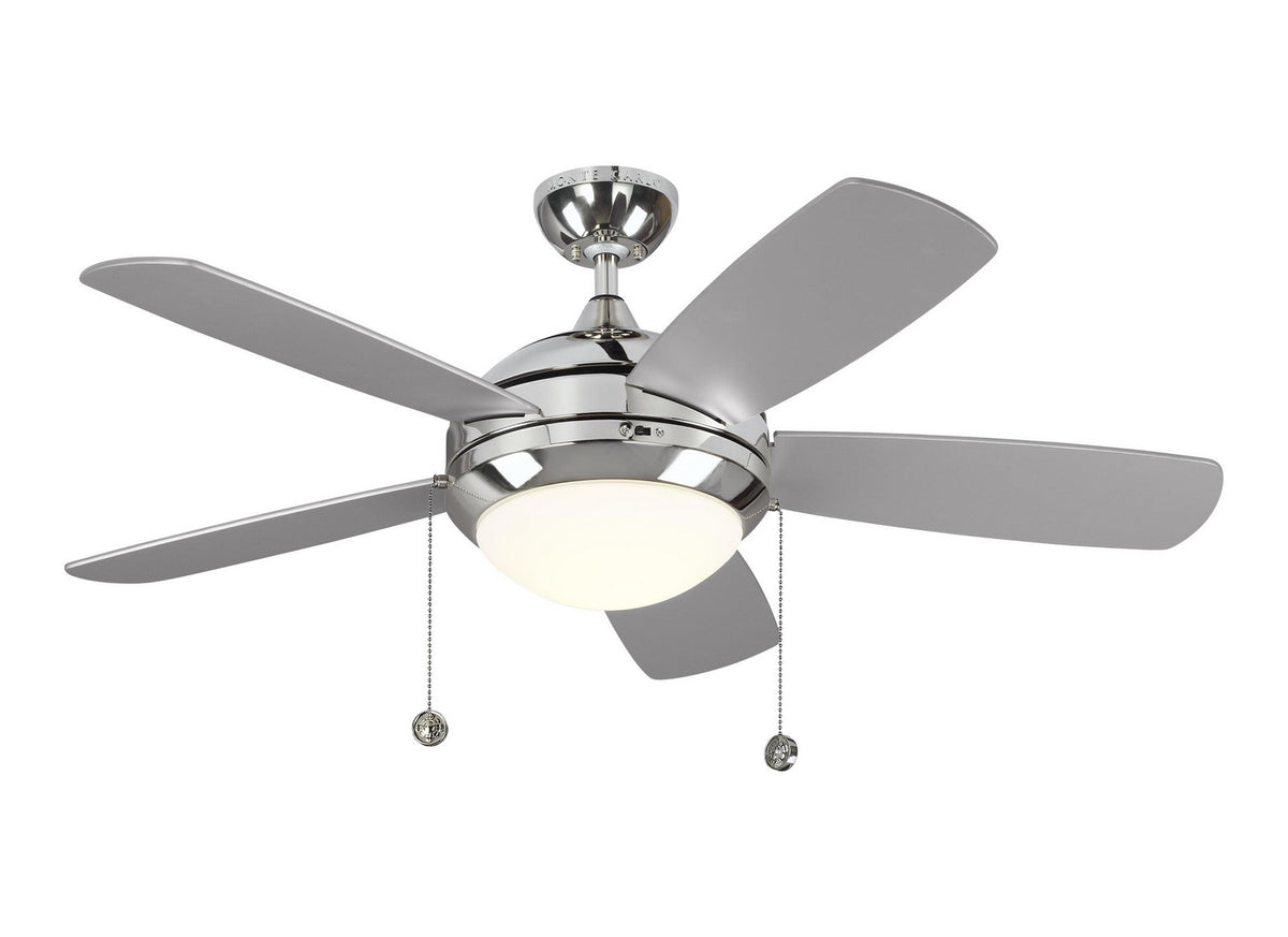 Discus 44" Ceiling Fan in Polished Nickel