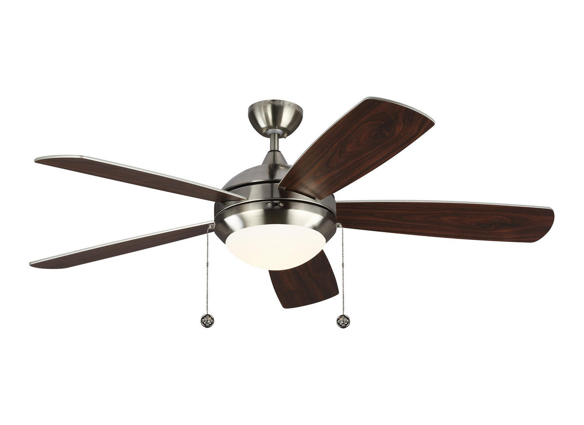 Discus 52" Ceiling Fan in Brushed Steel
