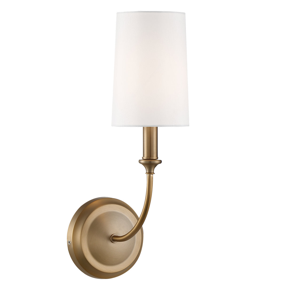 Sylvan One Light Wall Sconce in Vibrant Gold