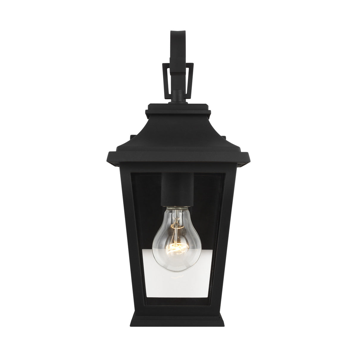 Warren One Light Lantern in Textured Black