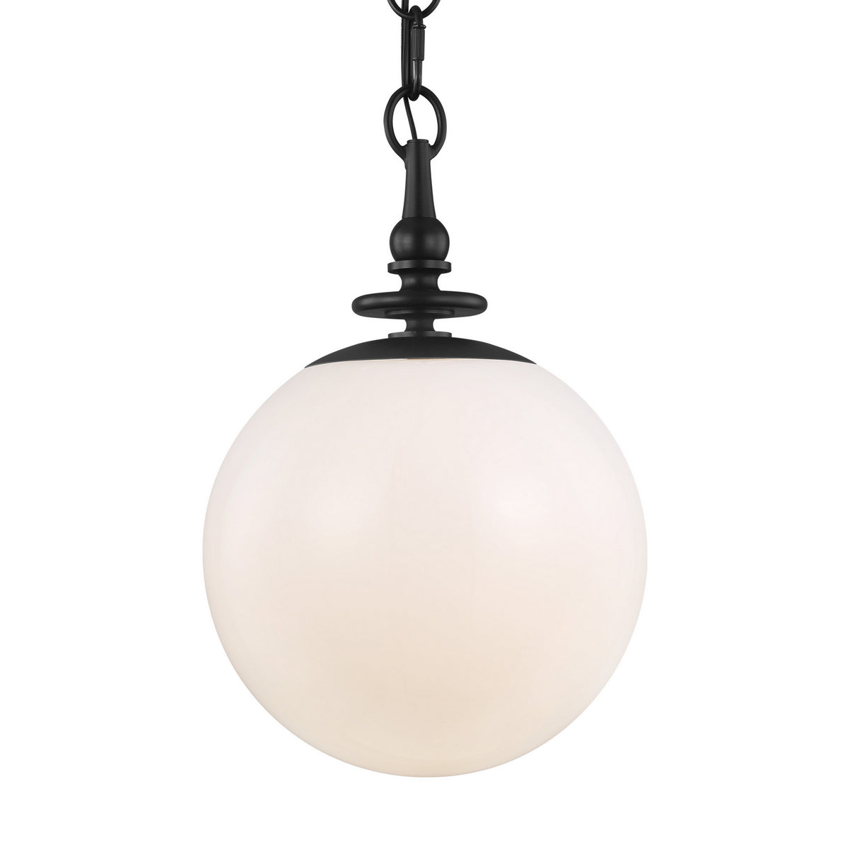 Capri One Light Pendant in Aged Iron