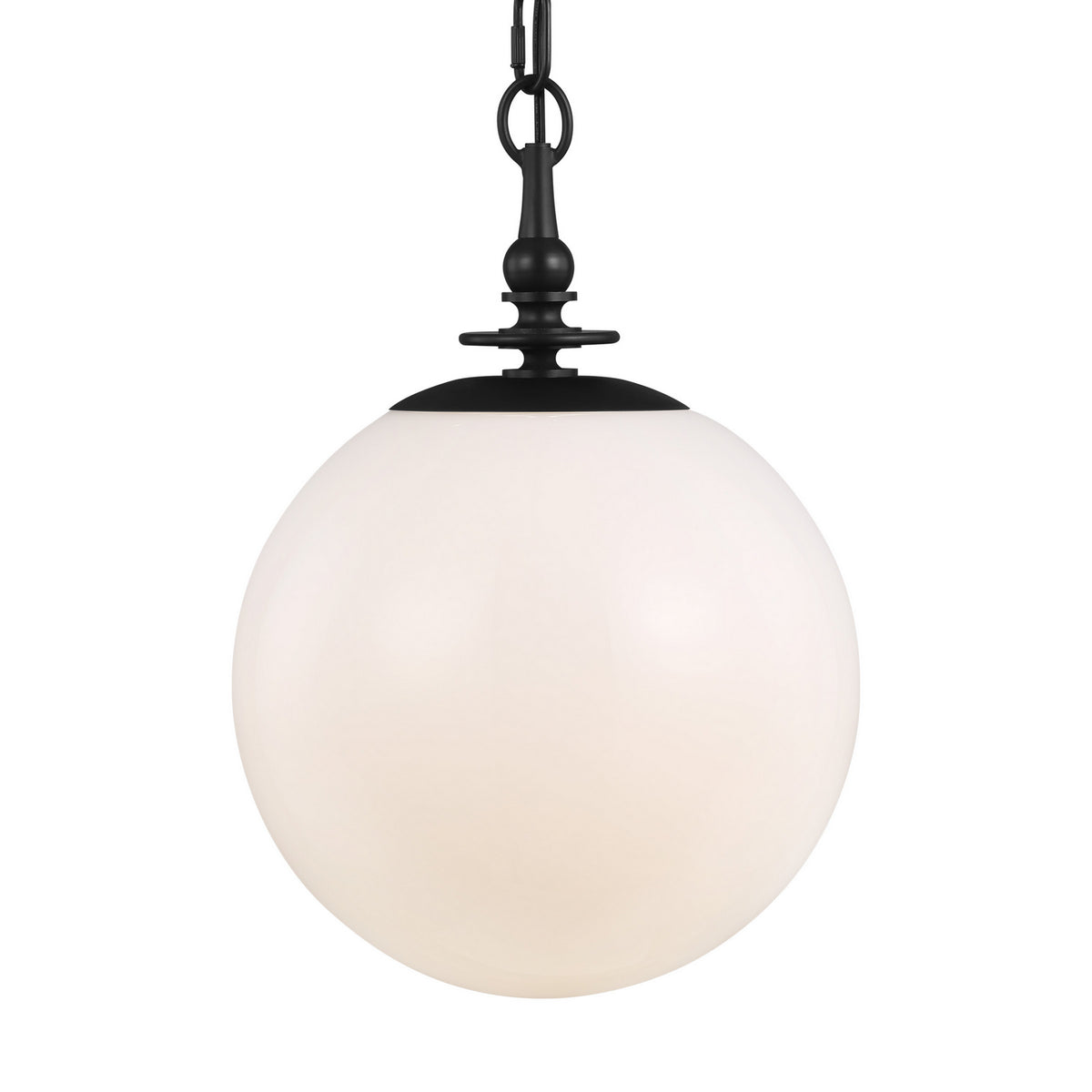 Capri One Light Pendant in Aged Iron