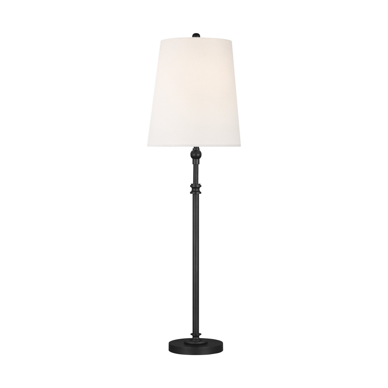 Capri One Light Table Lamp in Aged Iron