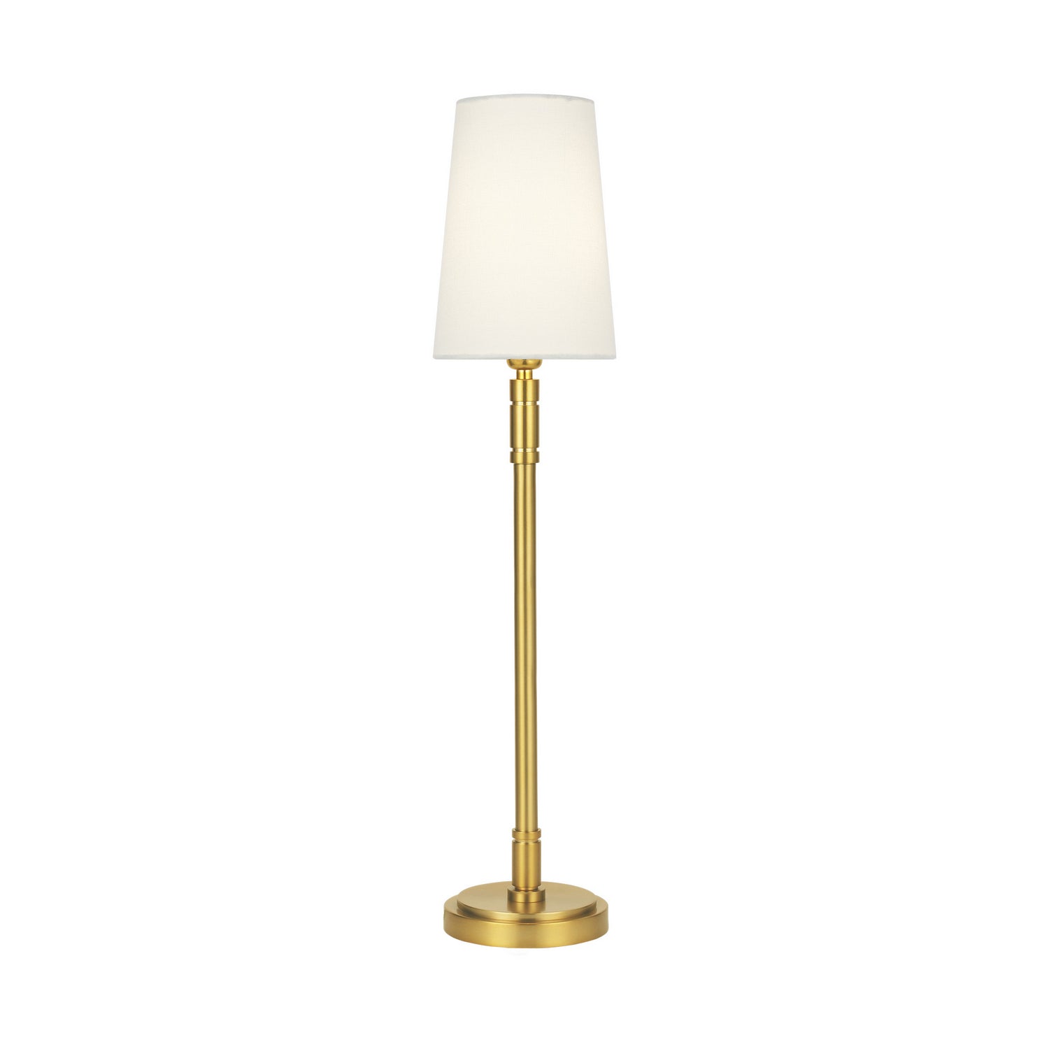Lampe de table Beckham Classic à une lumière en laiton bruni