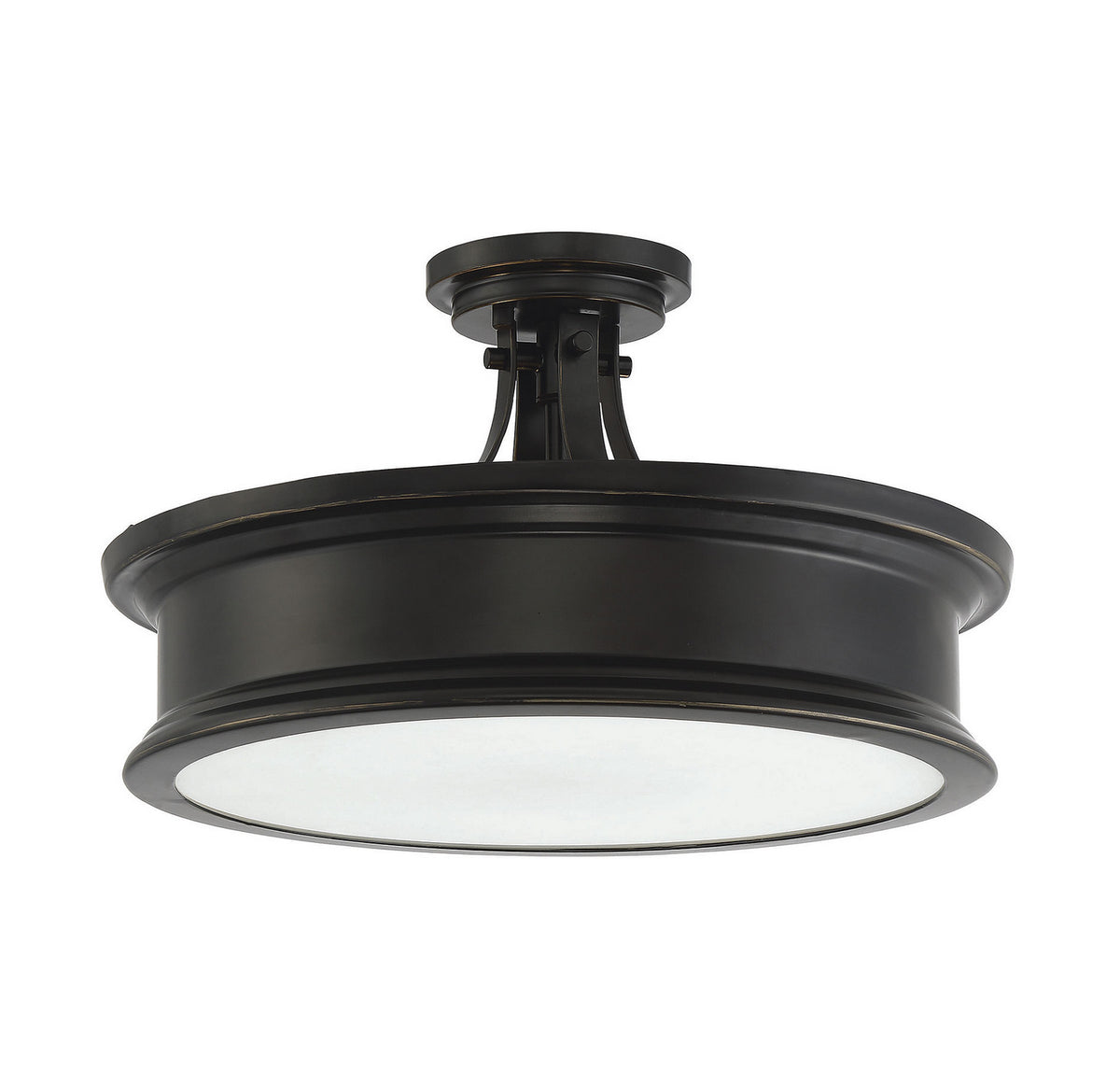 Watkins Three Light Semi-Flush Mount
