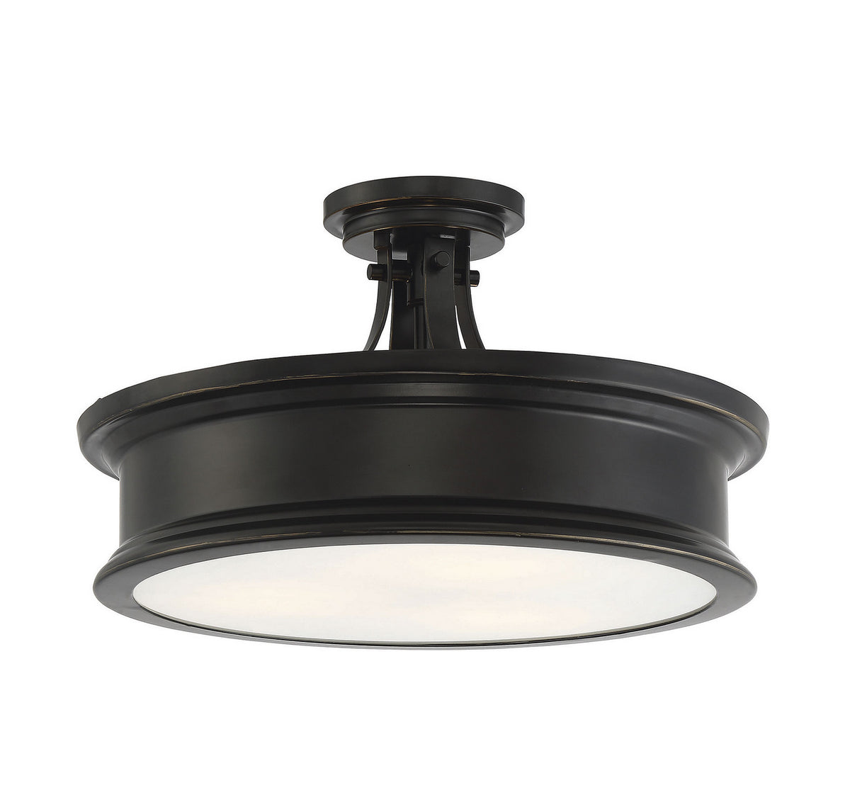 Watkins Three Light Semi-Flush Mount