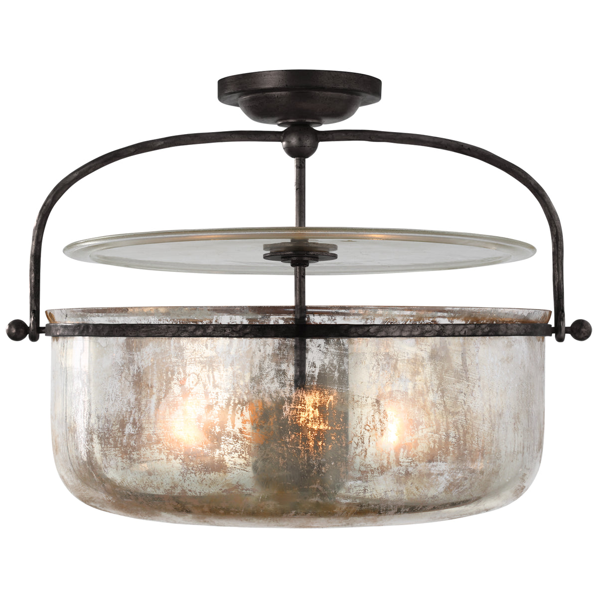 Lorford Three Light Semi-Flush Mount