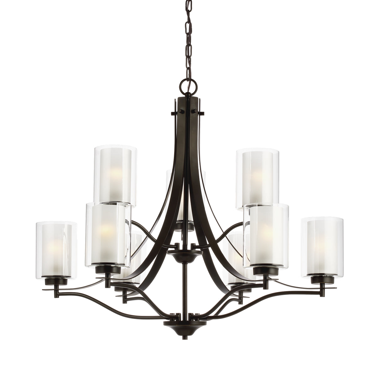 Elmwood Park Nine Light Chandelier