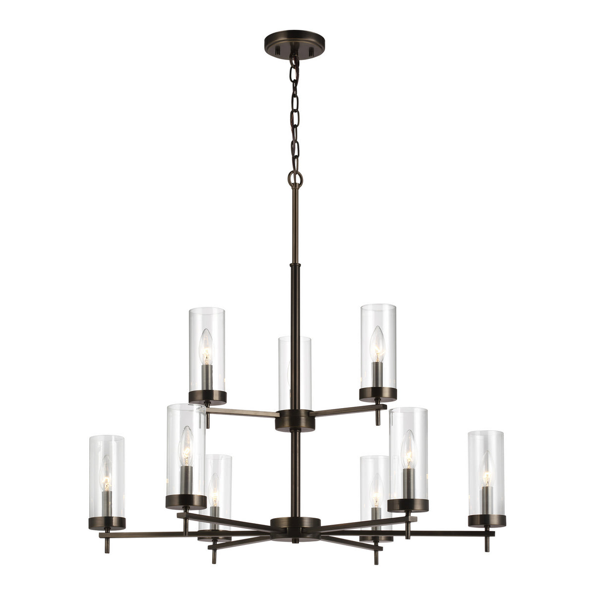 Zire Nine Light Chandelier