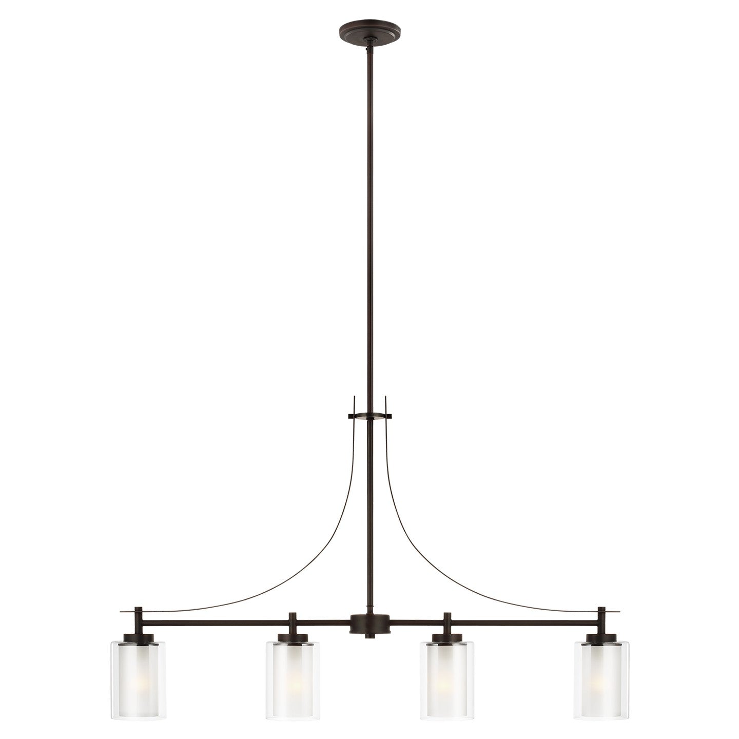 Elmwood Park Four Light Island Pendant