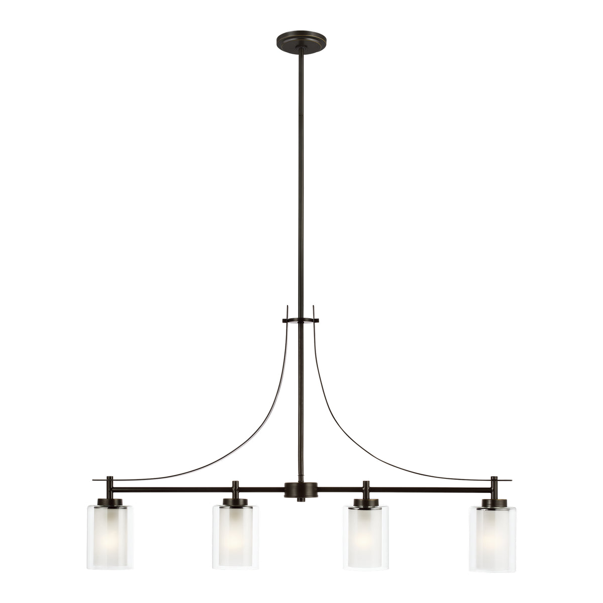 Elmwood Park Four Light Island Pendant