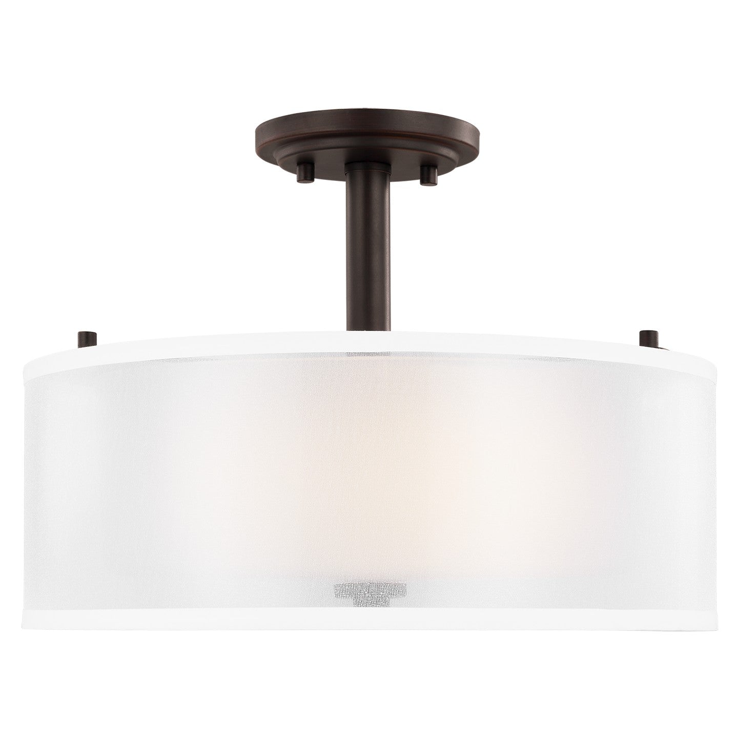 Elmwood Park Two Light Semi-Flush Mount