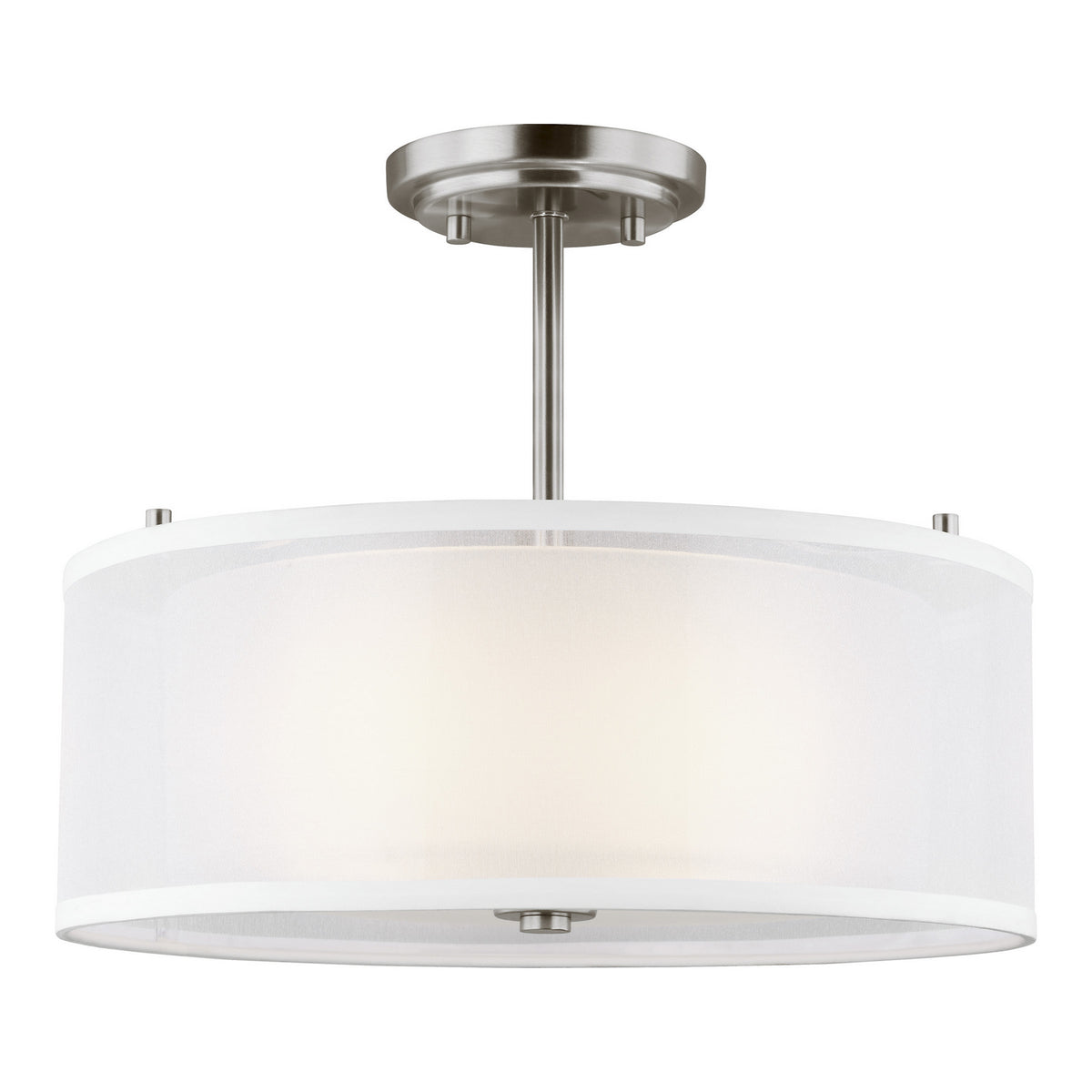 Elmwood Park Two Light Semi-Flush Mount