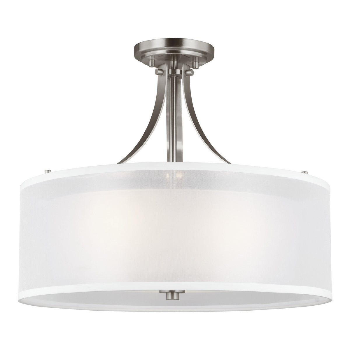 Elmwood Park Three Light Semi-Flush Mount