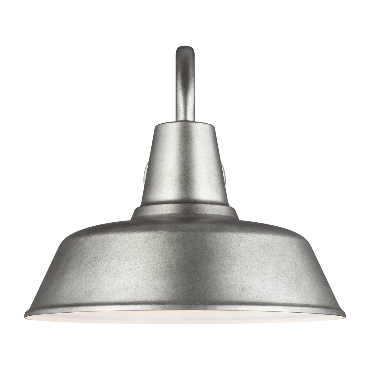 Barn Light One Light Outdoor Wall Lantern in Weathered Pewter