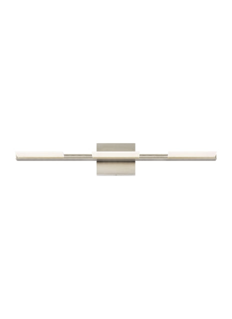 Tris LED Bath in Satin Nickel