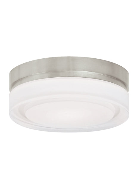 Cirque LED Flush Mount in Satin Nickel