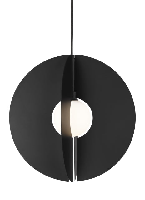 Orbel LED Pendant in Matte Black