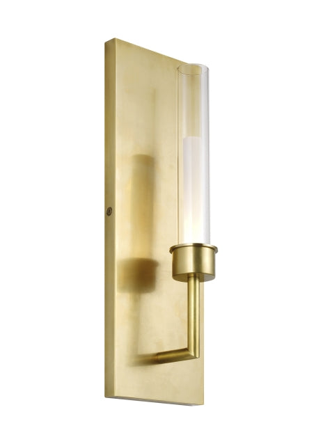 Linger LED Wall Sconce in Natural Brass