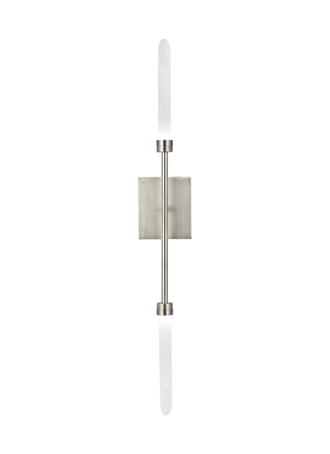 Spur LED Wall Sconce in Satin Nickel