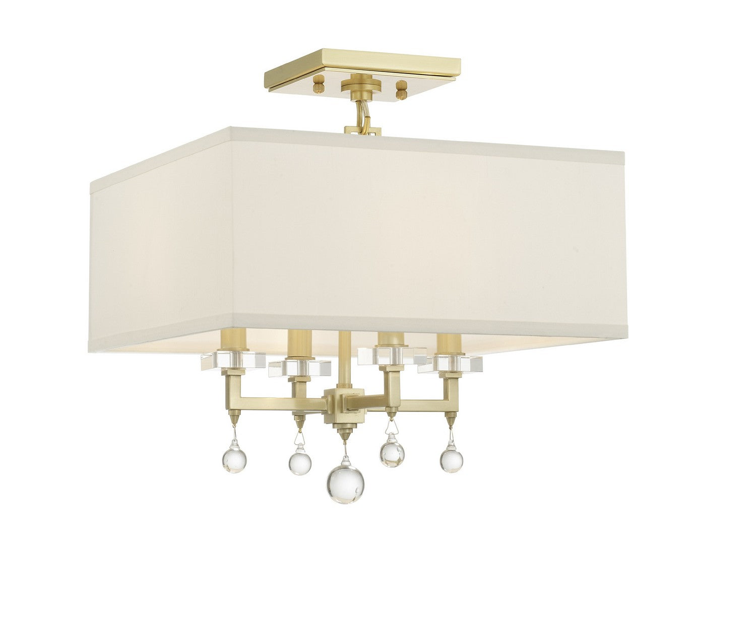 Paxton Four Light Semi Flush Mount