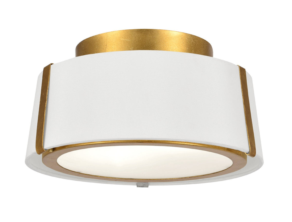 Fulton Two Light Semi Flush Mount