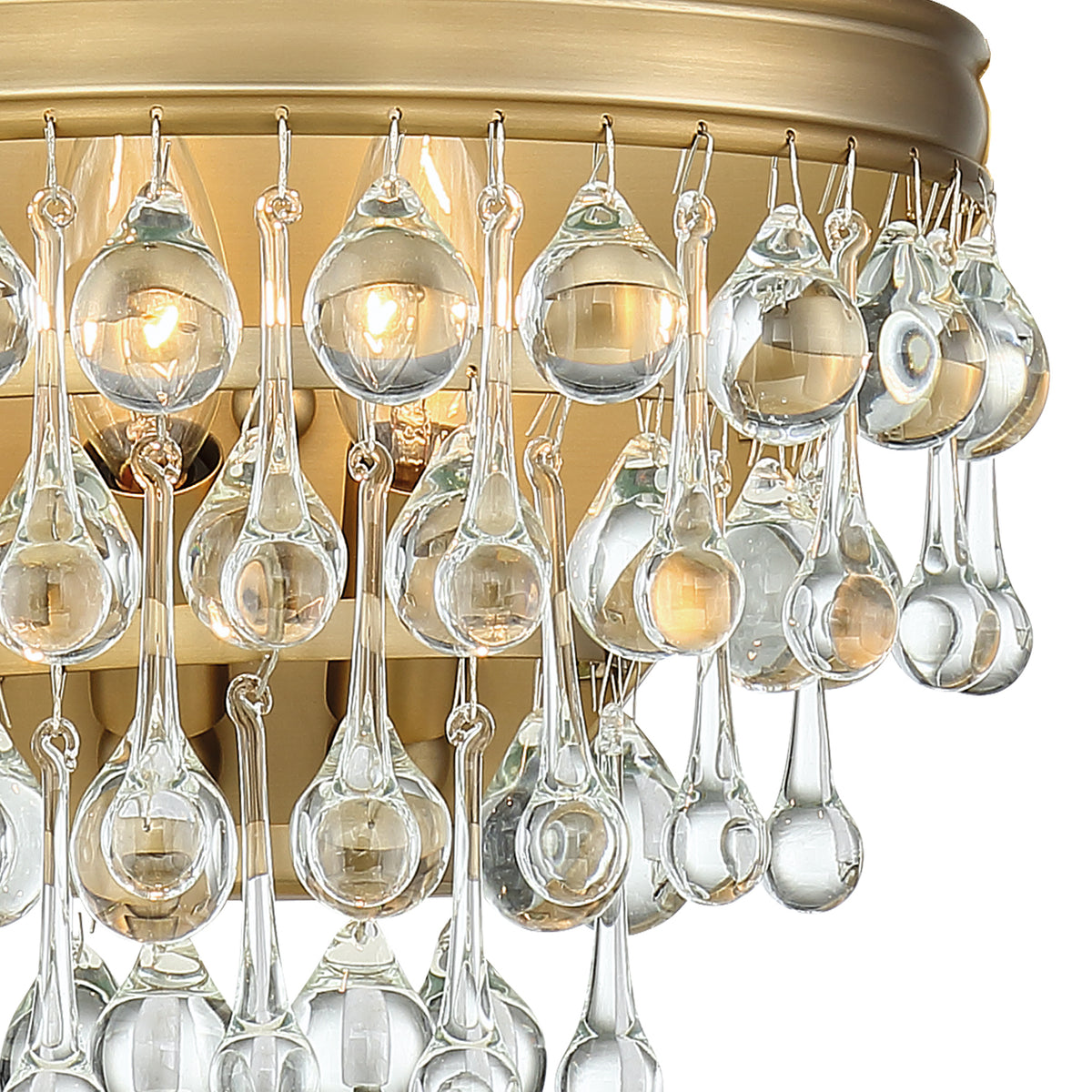 Calypso Two Light Wall Sconce in Vibrant Gold