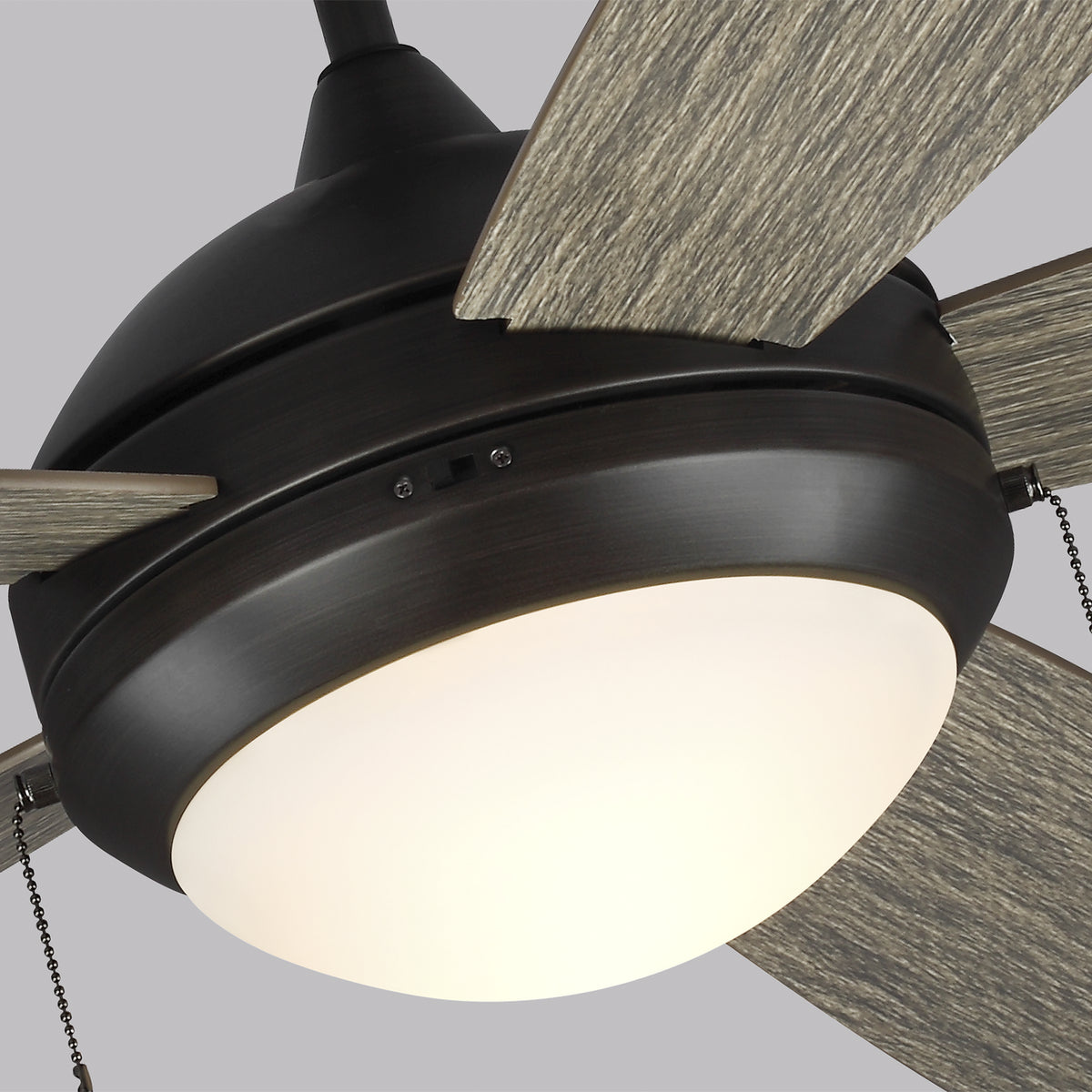 Discus 52" Ceiling Fan in Aged Pewter
