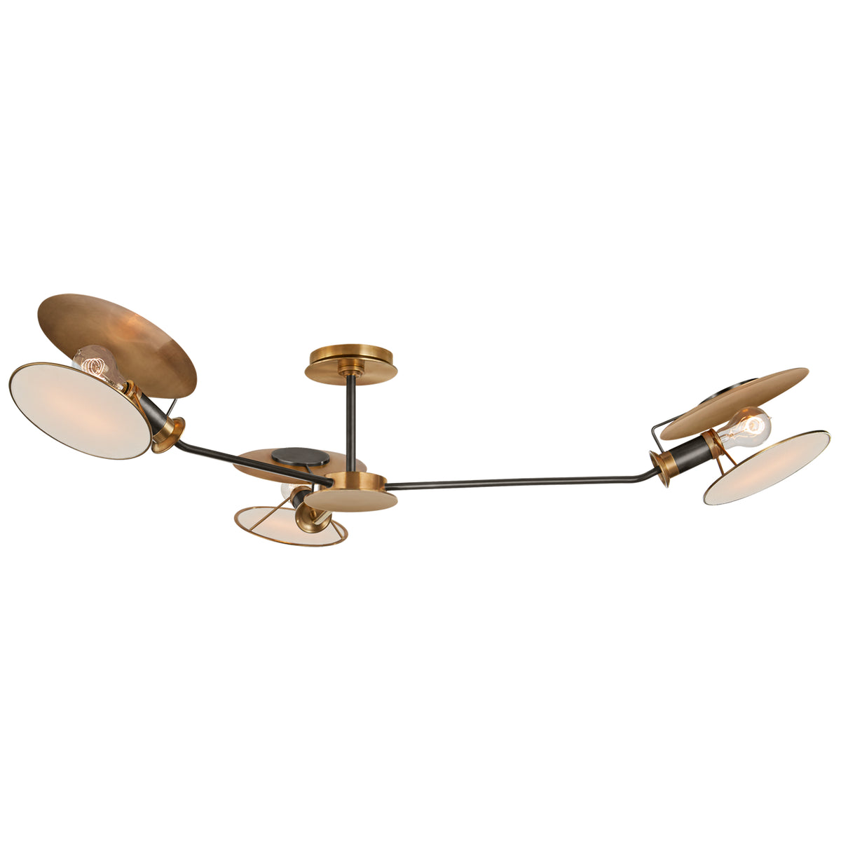 Osiris Three Light Semi-Flush Mount