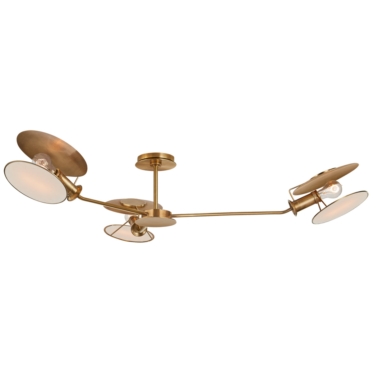 Osiris Three Light Semi-Flush Mount