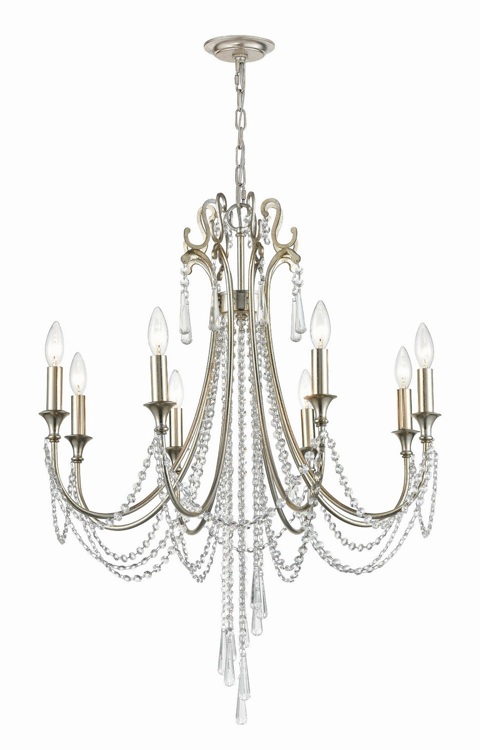 Arcadia Eight Light Chandelier